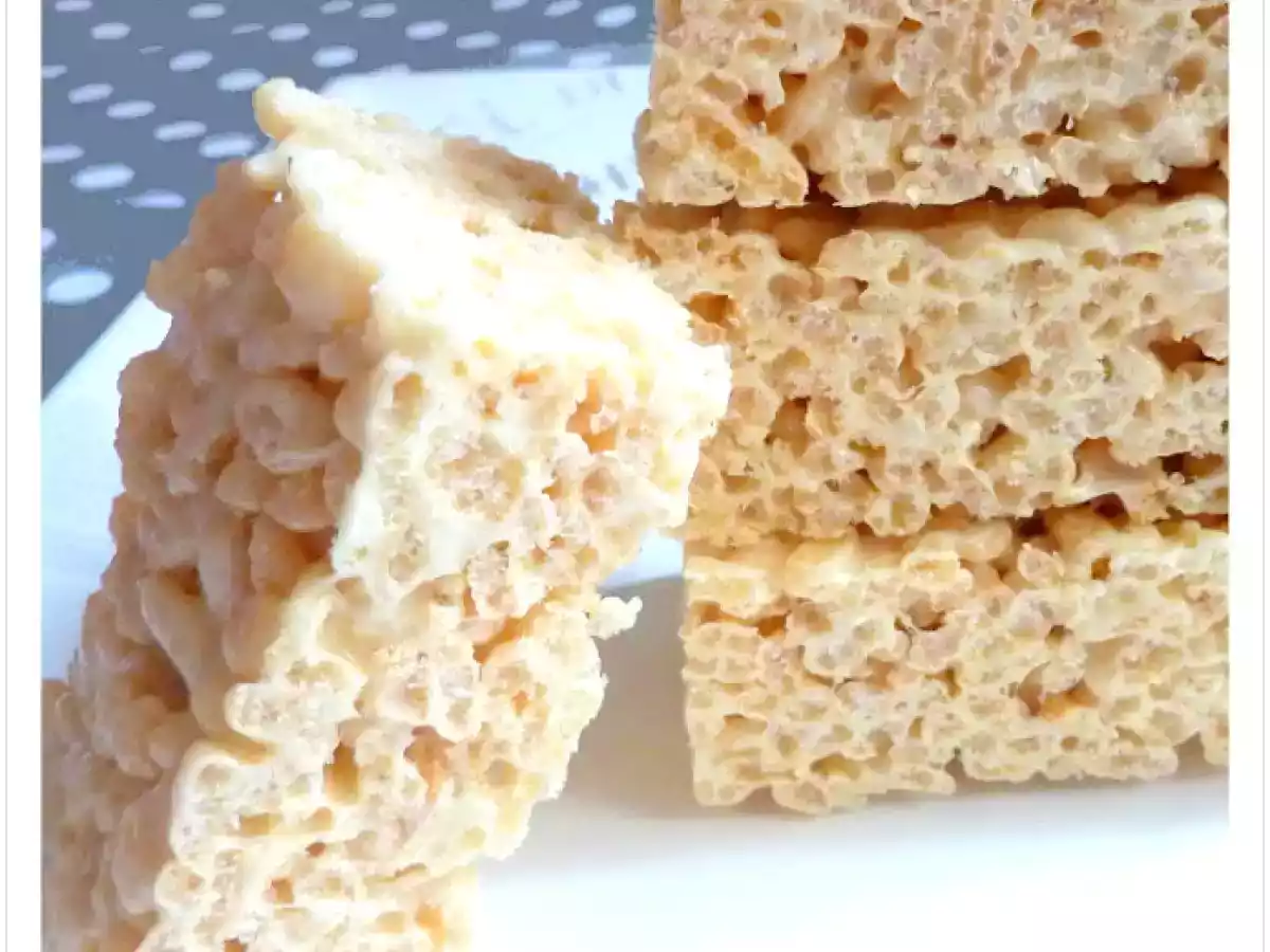 Rice Krispies treats ou carrés de Rice Krispies aux marshmallows