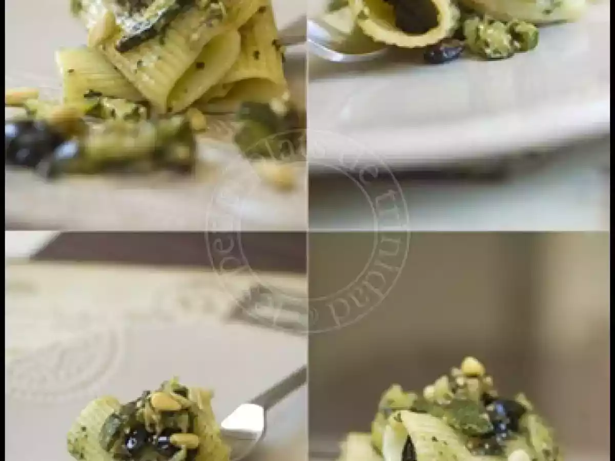 Rigatoni au pesto et aux courgettes grillées - photo 2