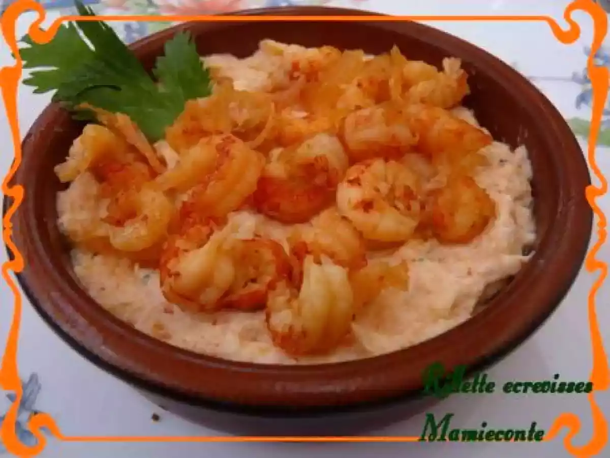 Rillette d'écrevisses