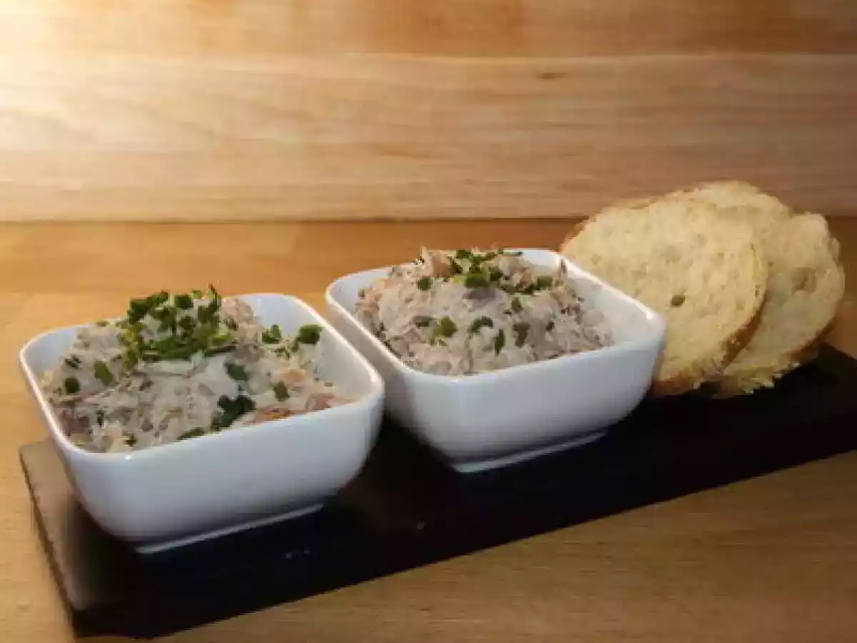 Rillettes de maquereau au poivre