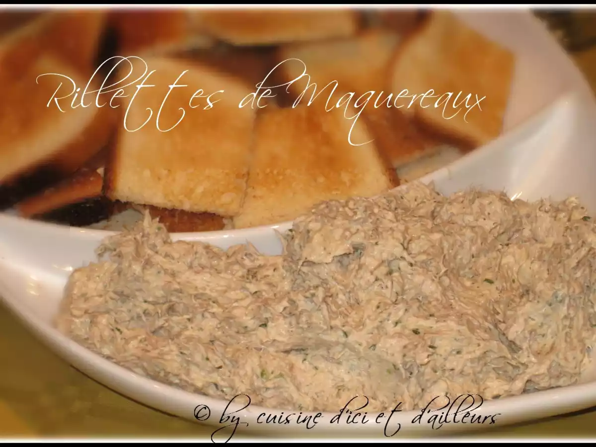 Rillettes de maquereaux au vin blanc