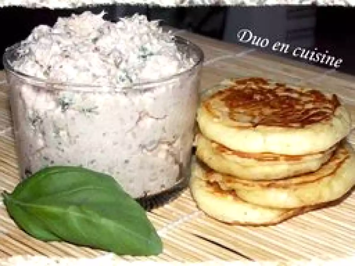 Rillettes de thon au basilic