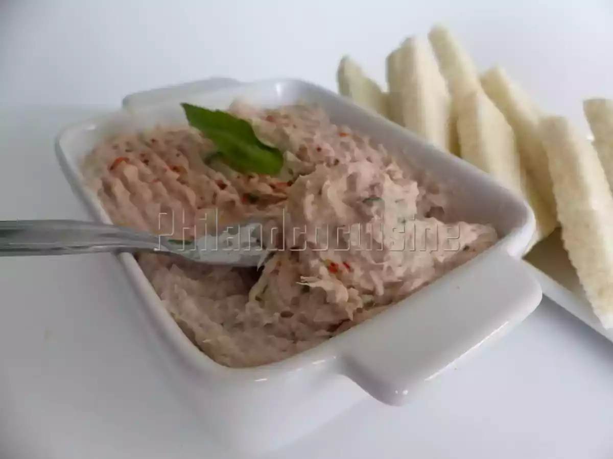 Rillettes de thon au boursin ail et fines herbes