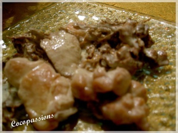 Ris De Veau à La Crème Et Aux Girolles