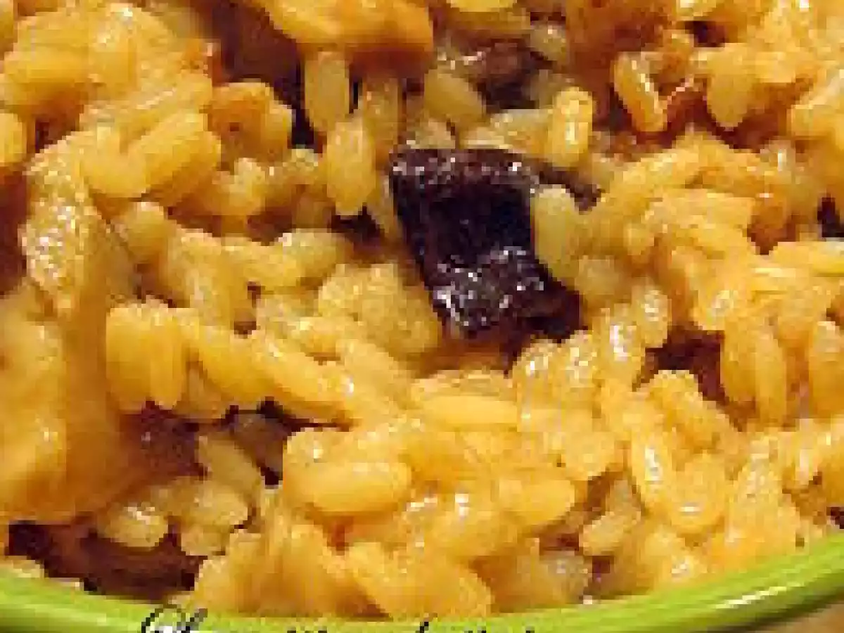 Risoto aux champignons des bois