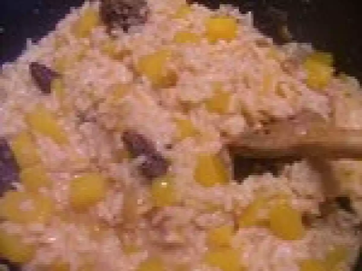 Risotto à la courge et aux morilles - photo 6