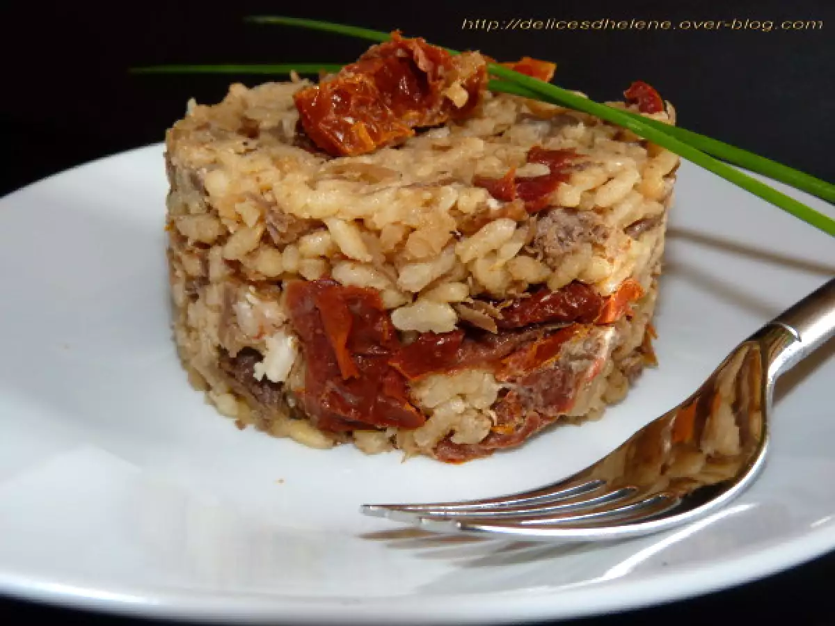 RISOTTO AU CONFIT DE CANARD ET TOMATES SECHEES - photo 2