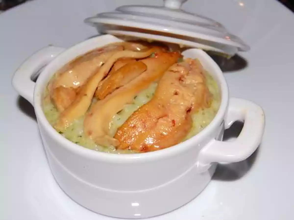 Risotto au pesto de Pistaches et Foie Gras