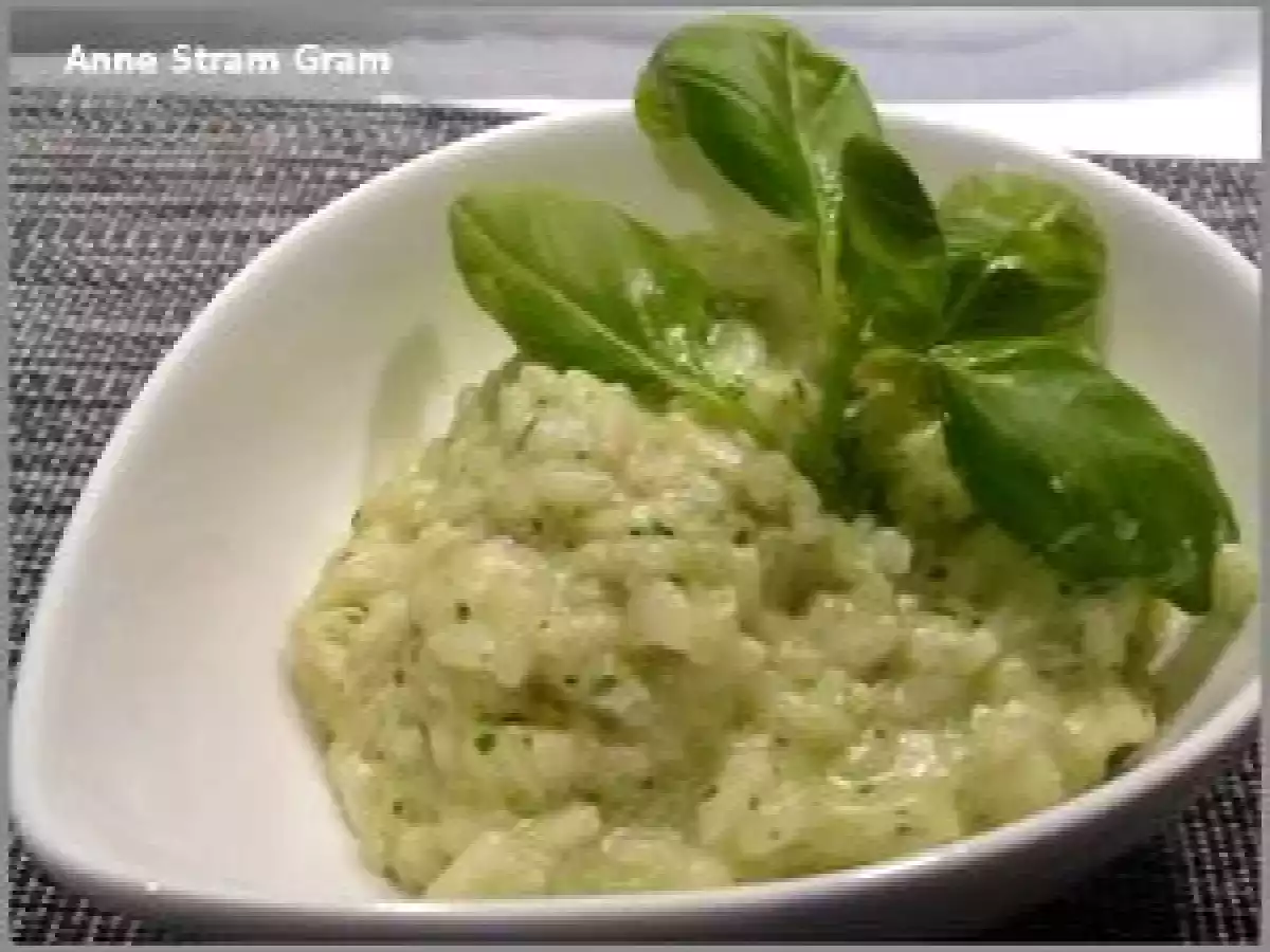Risotto au pesto et à la ricotta