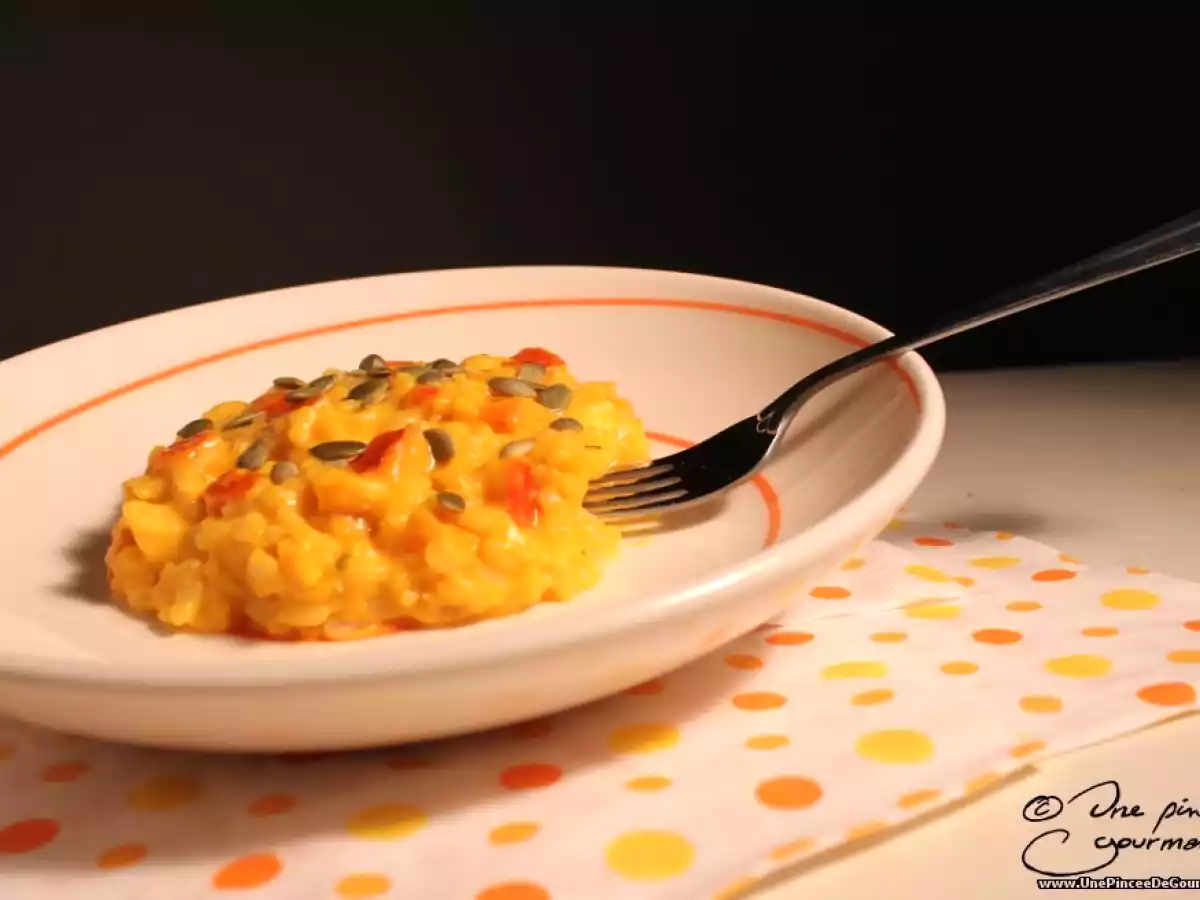 Risotto au potimarron