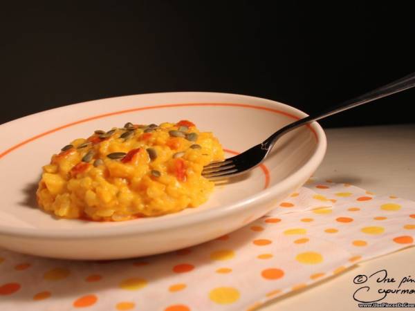 Risotto au potimarron