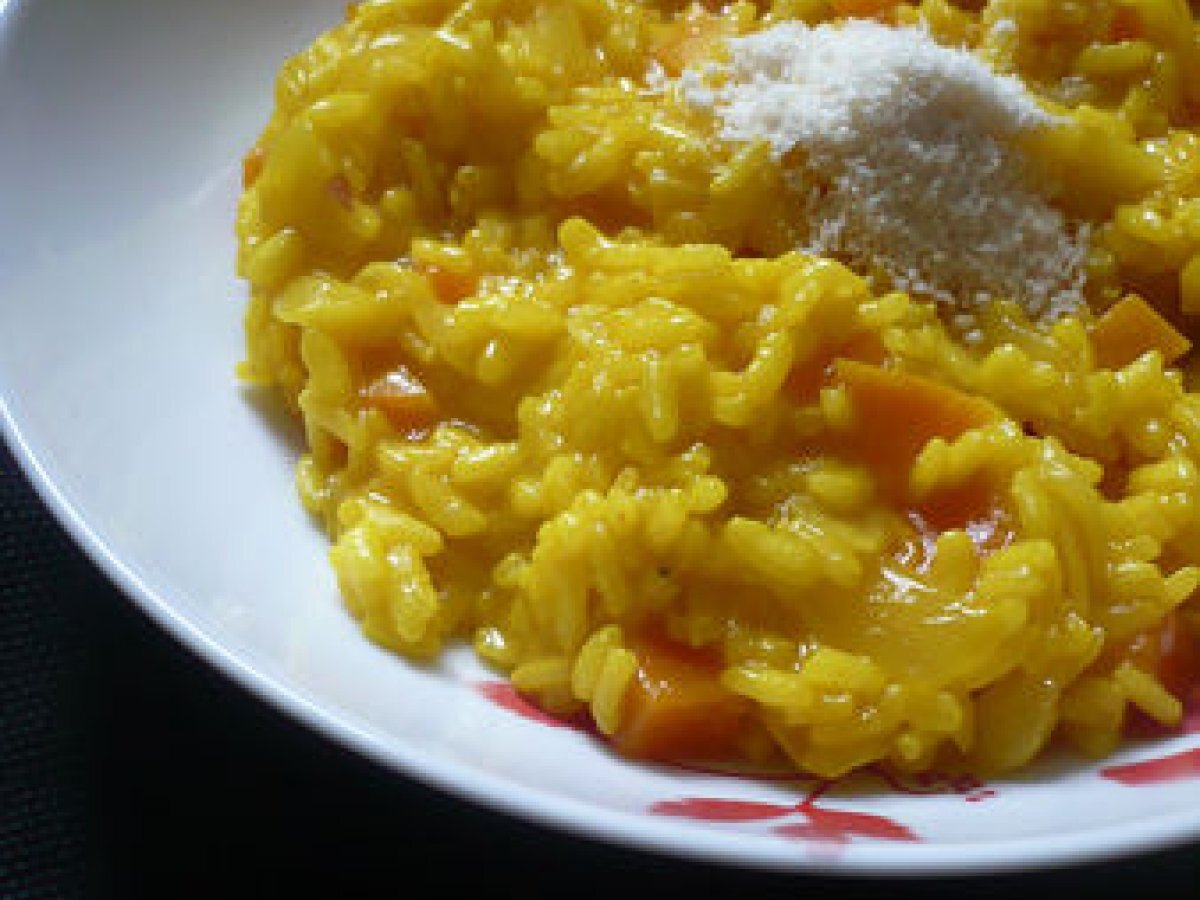 Risotto au potiron safrané Recette Ptitchef