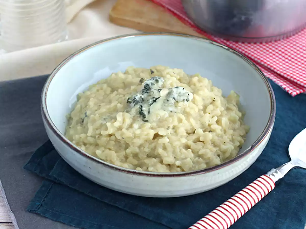 Risotto au Roquefort