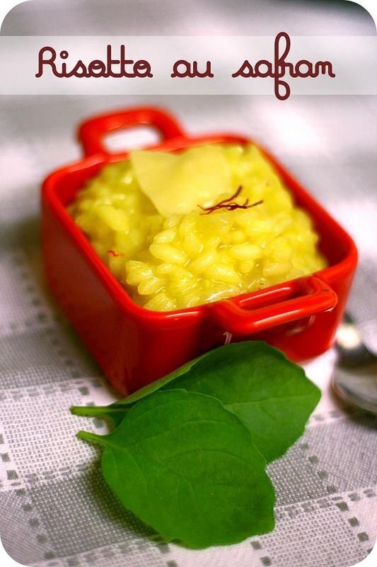 Risotto au safran sans gluten Recette Ptitchef