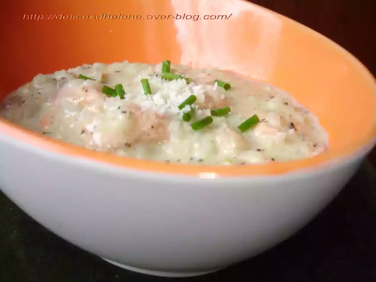 RISOTTO AU SAUMON, CREME AU PARMESAN - photo 3