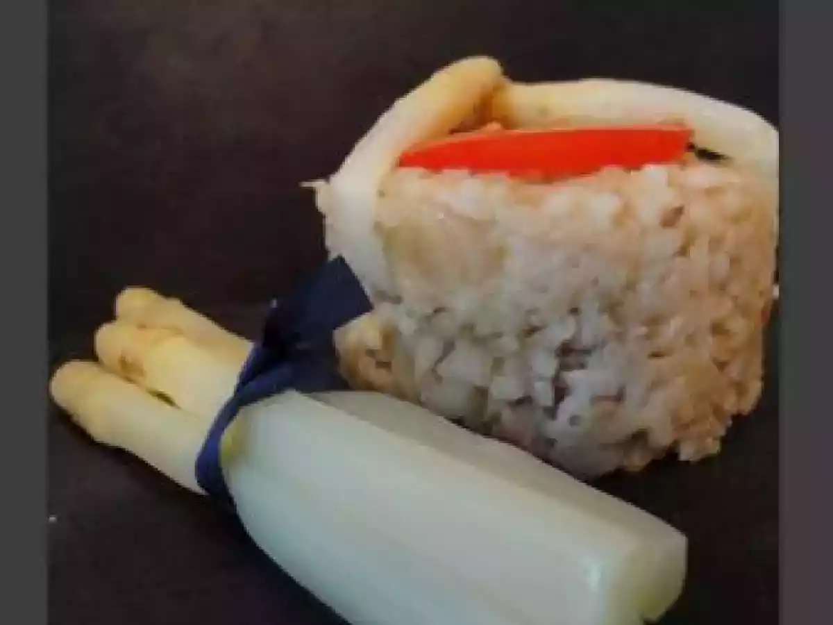 Risotto au thon citronné et aux pointes d'asperges