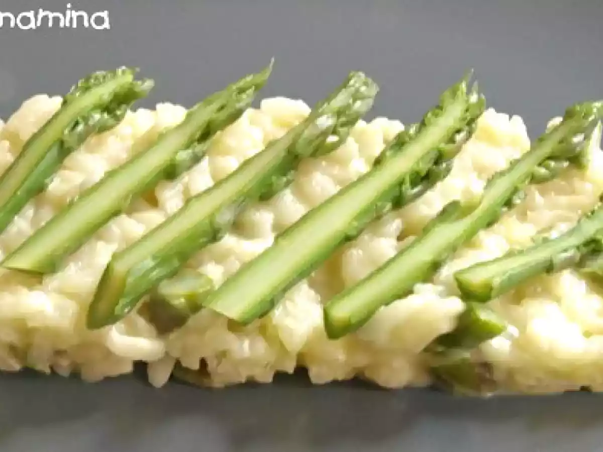 Risotto aux asperges vertes, coquilles Saint Jacques et pecorino romano - photo 3