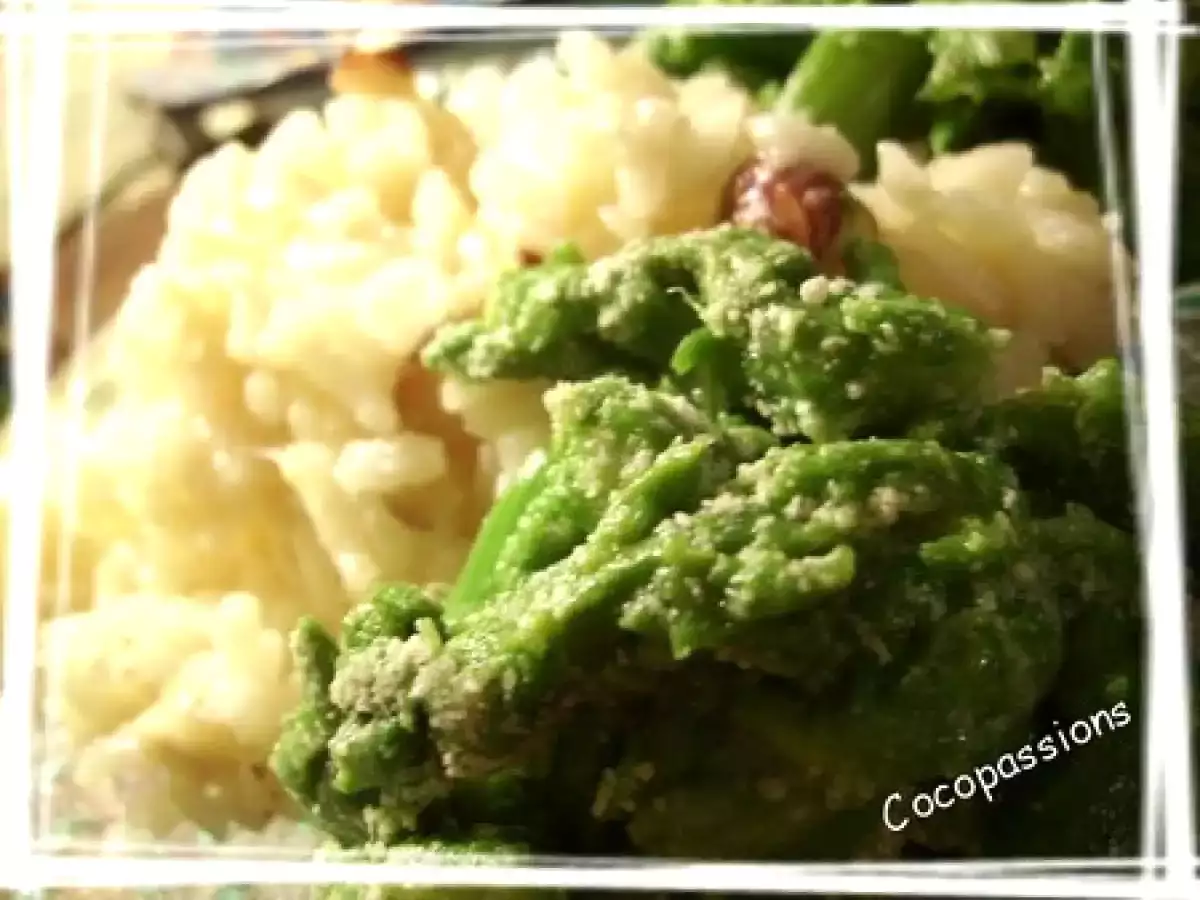 Risotto aux asperges vertes et noisettes