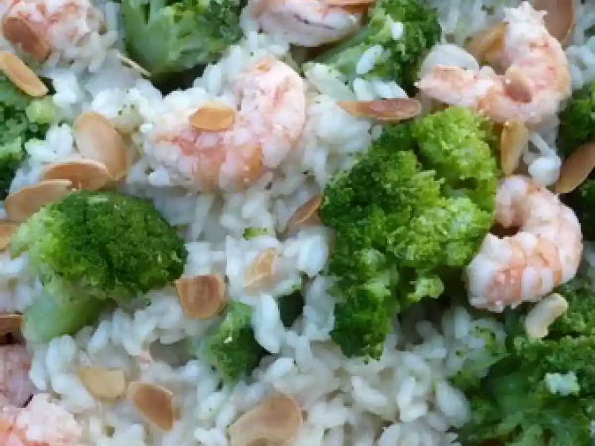 Risotto aux brocolis et gambas ~ Chinon voit l'été en rosé - photo 2