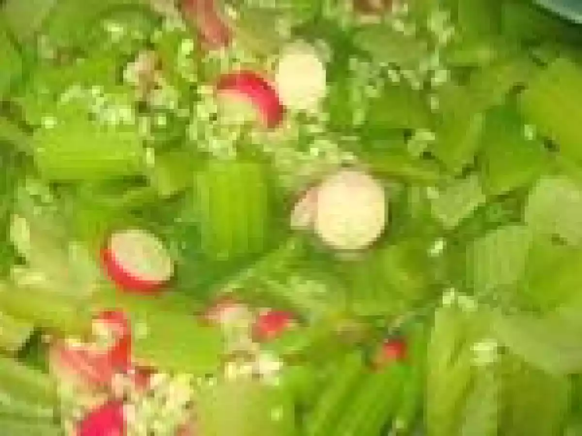 Risotto aux céleri branche et radis, en bouillon de fanes - photo 2