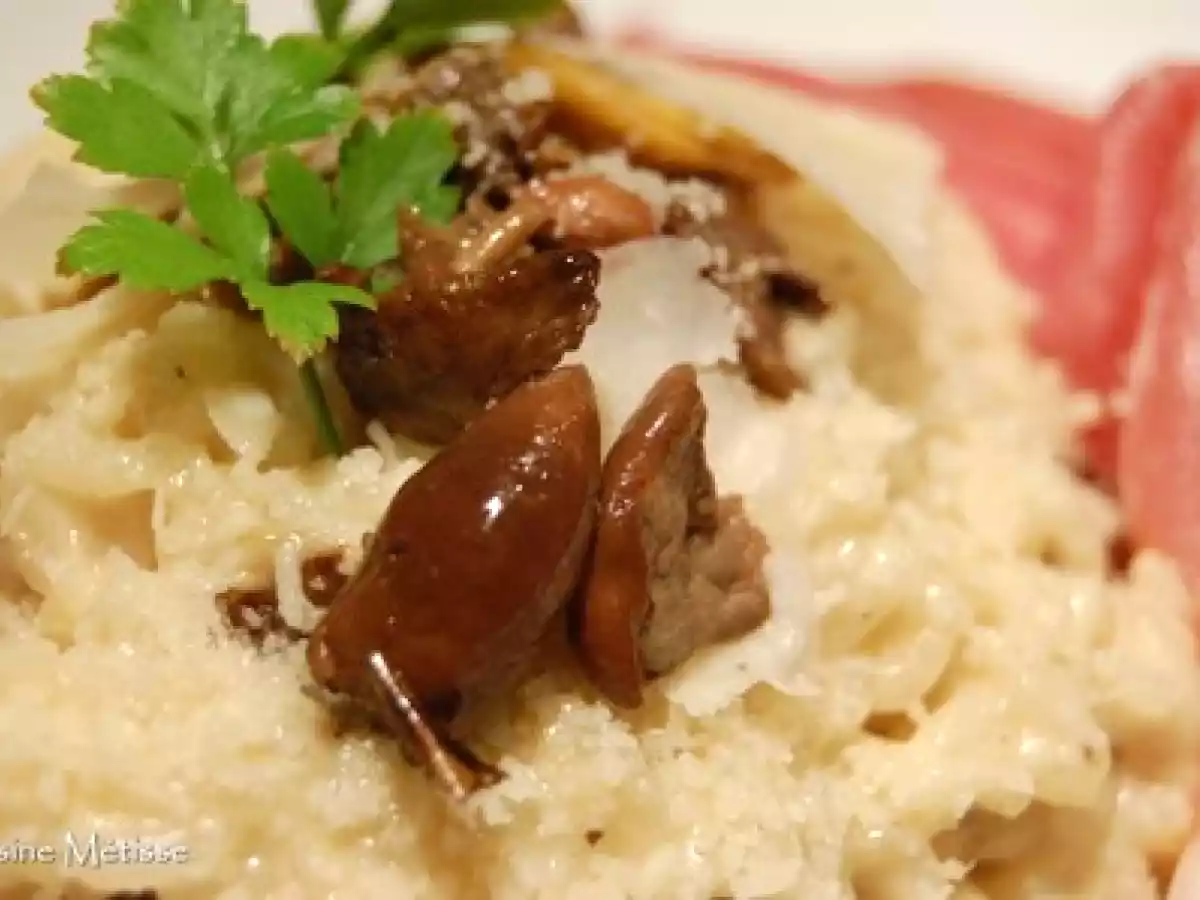 Risotto aux chanterelles et aux girolles - photo 2