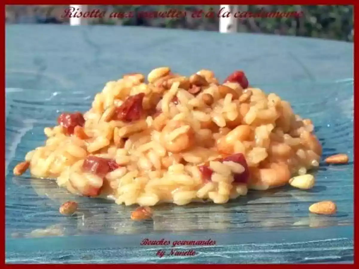 Risotto aux crevettes et à la cardamome