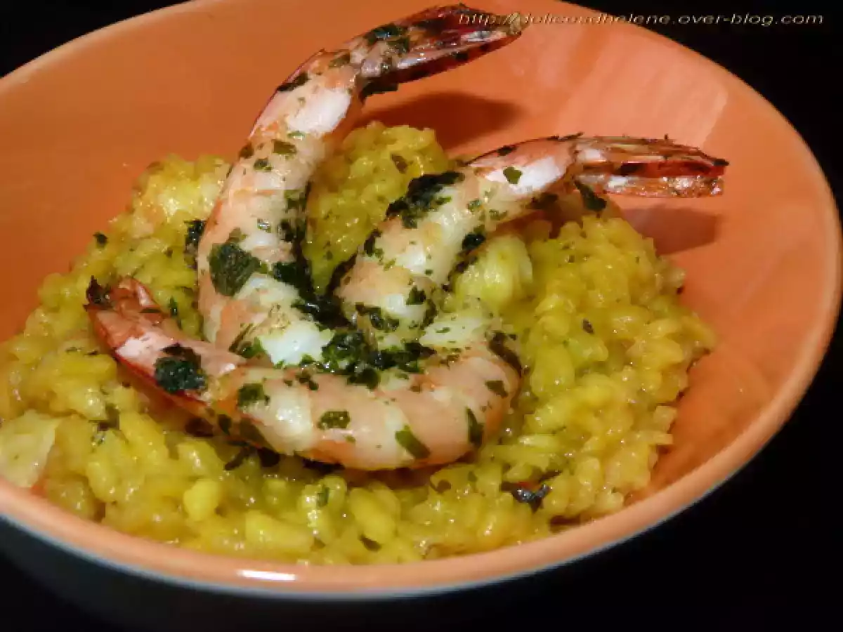 RISOTTO AUX CREVETTES ET AU SAFRAN - photo 2