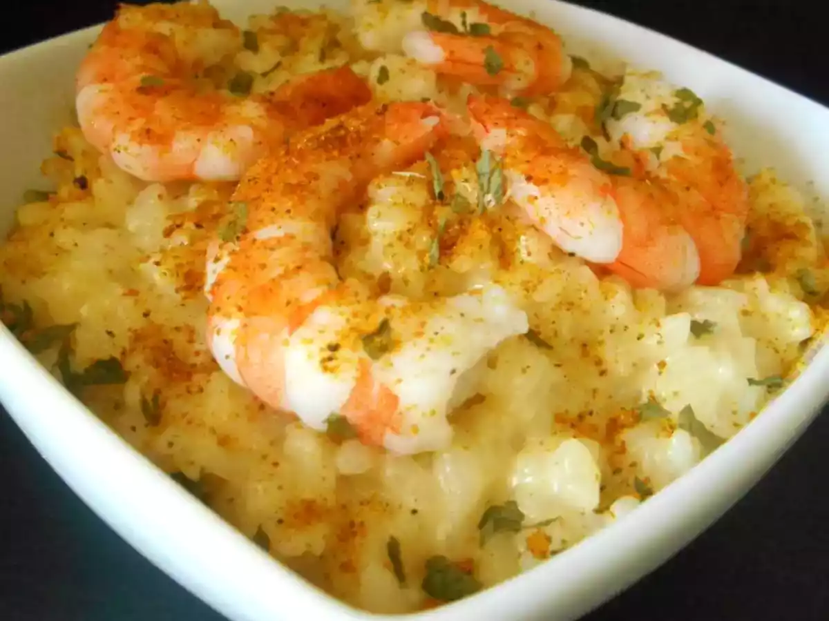 RISOTTO AUX CREVETTES & PARMESAN - photo 2