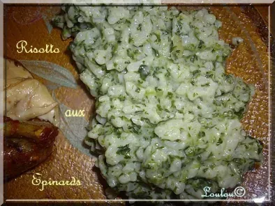 risotto aux épinards