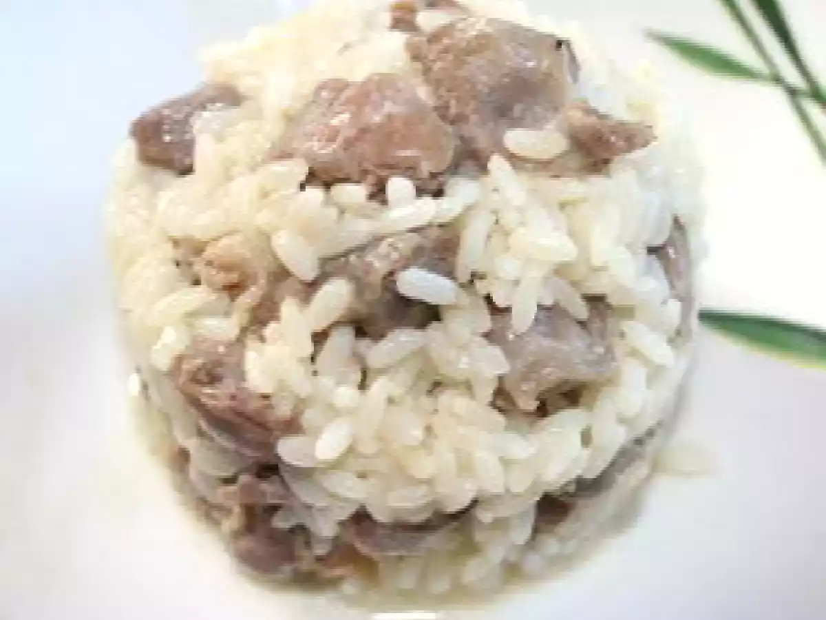 Risotto aux gésiers de poulet
