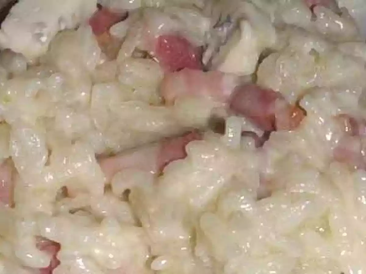 Risotto aux Lardons et Gorgonzola