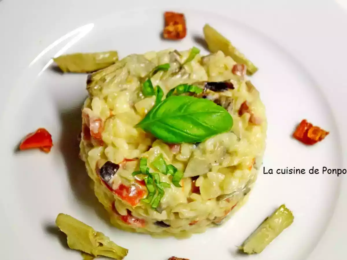 Risotto aux légumes confits