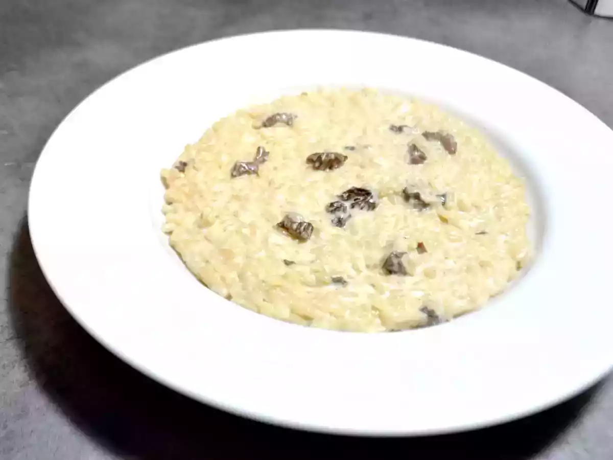 Risotto aux morilles