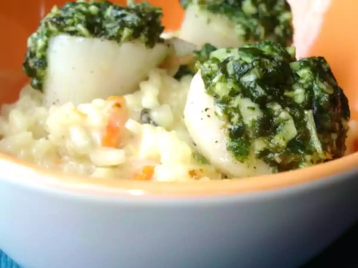 RISOTTO AUX NOIX DE SAINT JACQUES