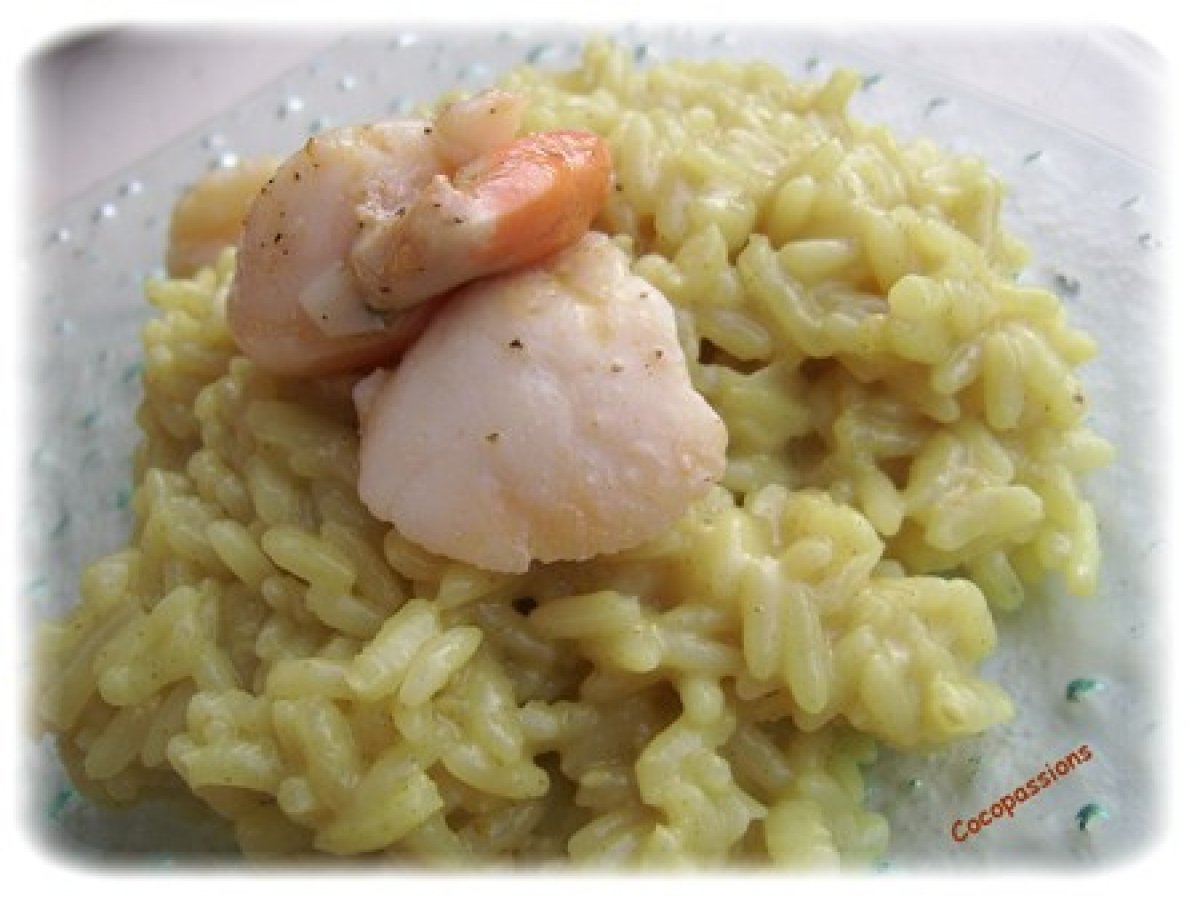 Recette de risotto aux noix de st jacques