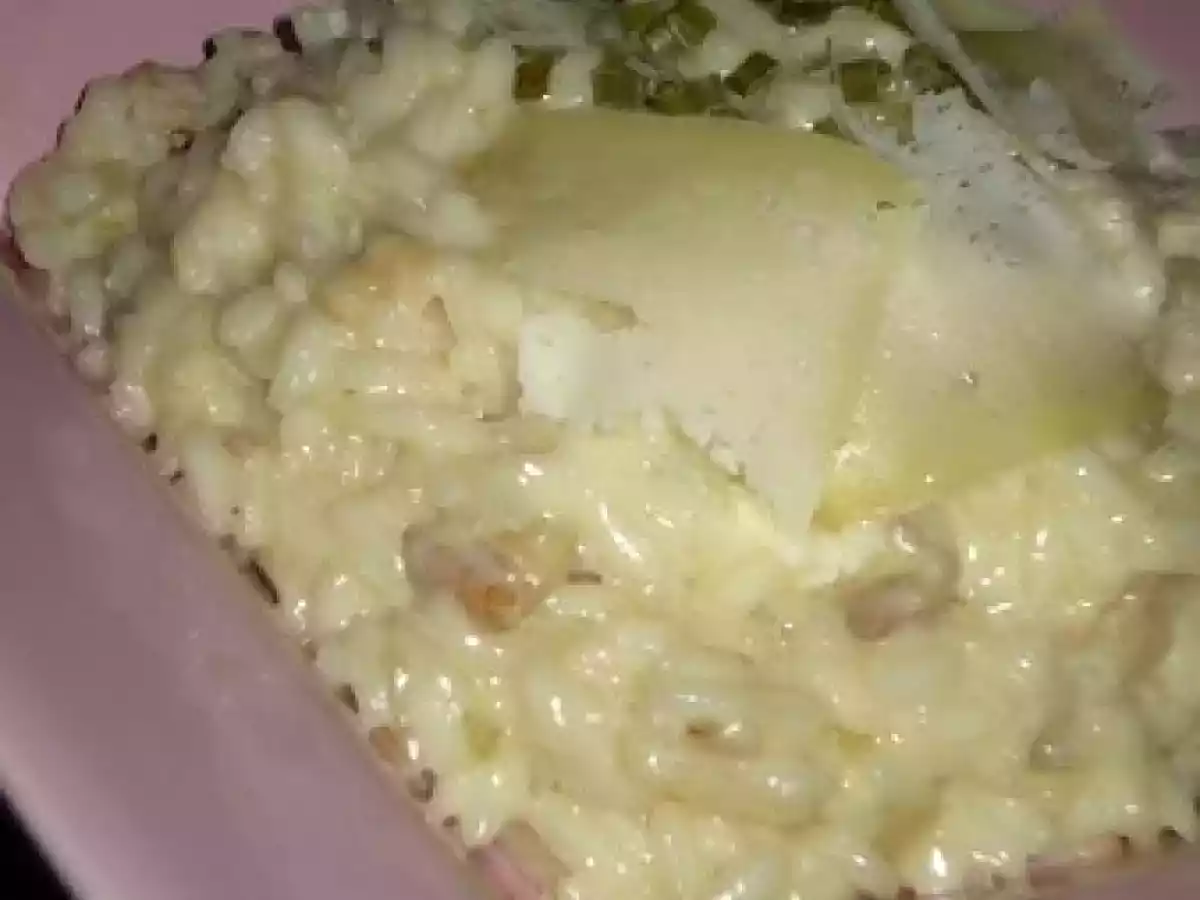 Risotto aux noix et gorgonzola