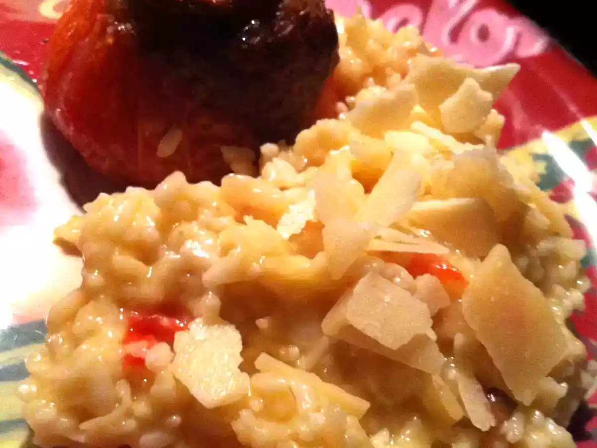 Risotto aux poivrons a l'Actifry !