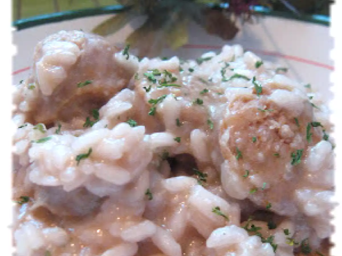 Risotto aux saucisses italiennes