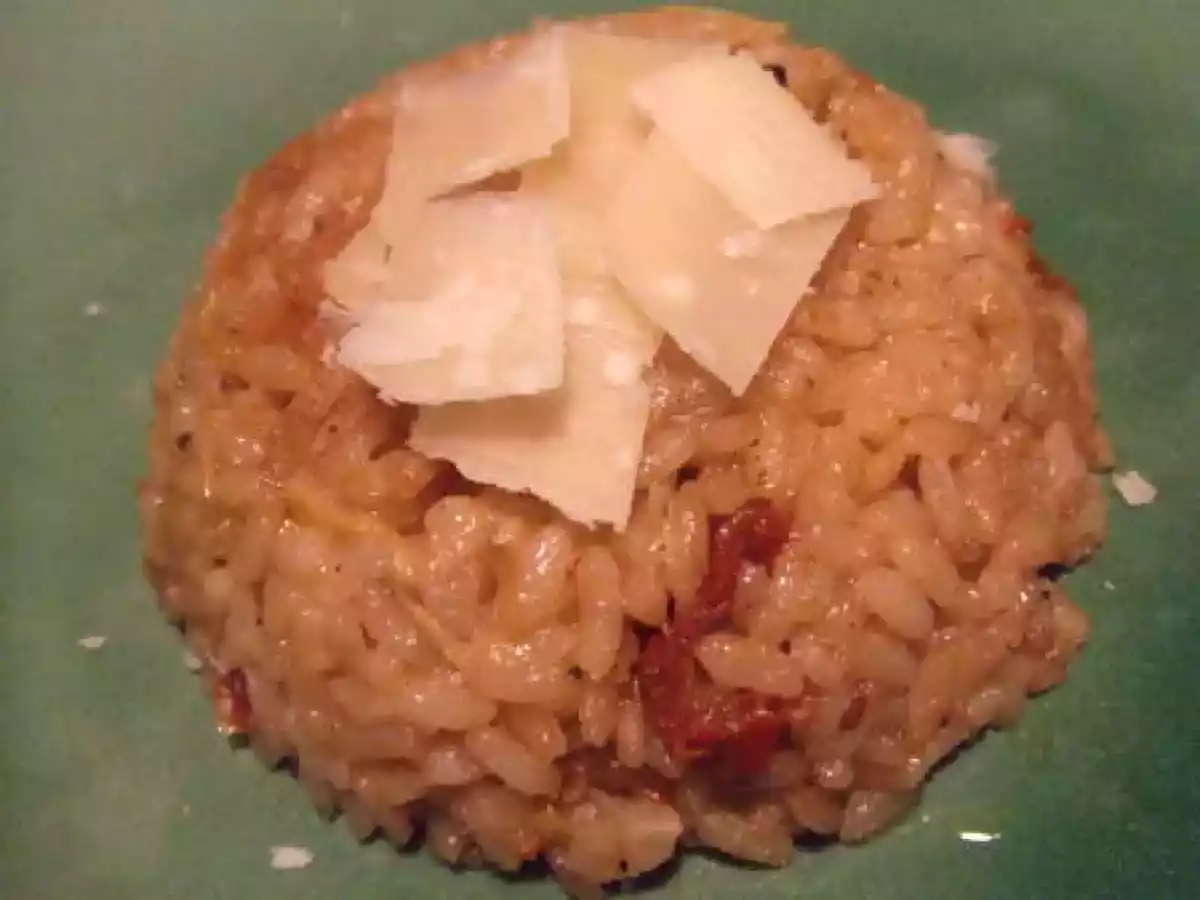 Risotto aux tomates séchées et coeurs d'artichaut