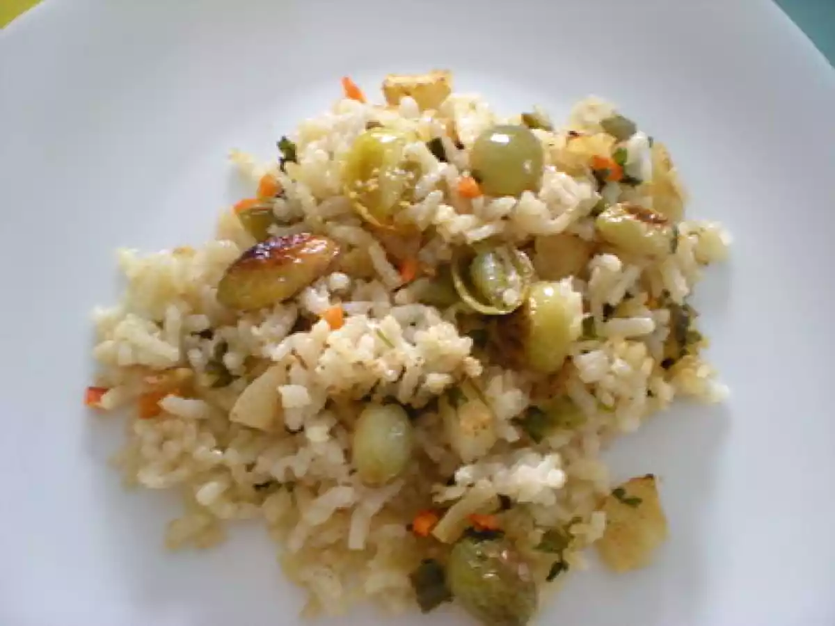 Risotto aux Tomates Vertes