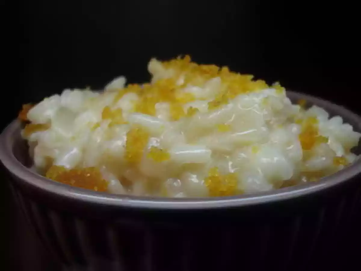 Risotto bianco à la poutargue