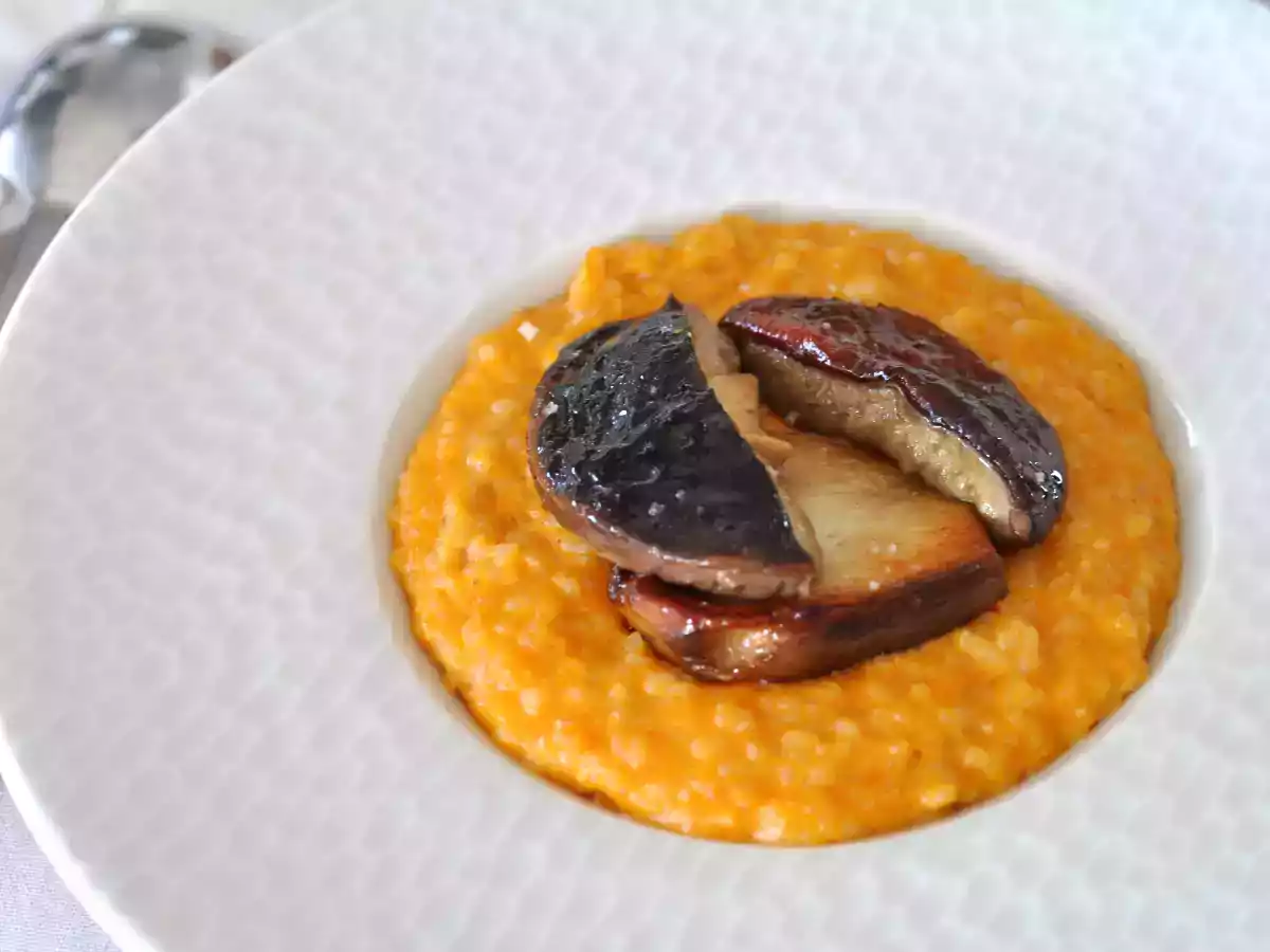 Risotto butternut et cèpes frais - photo 2