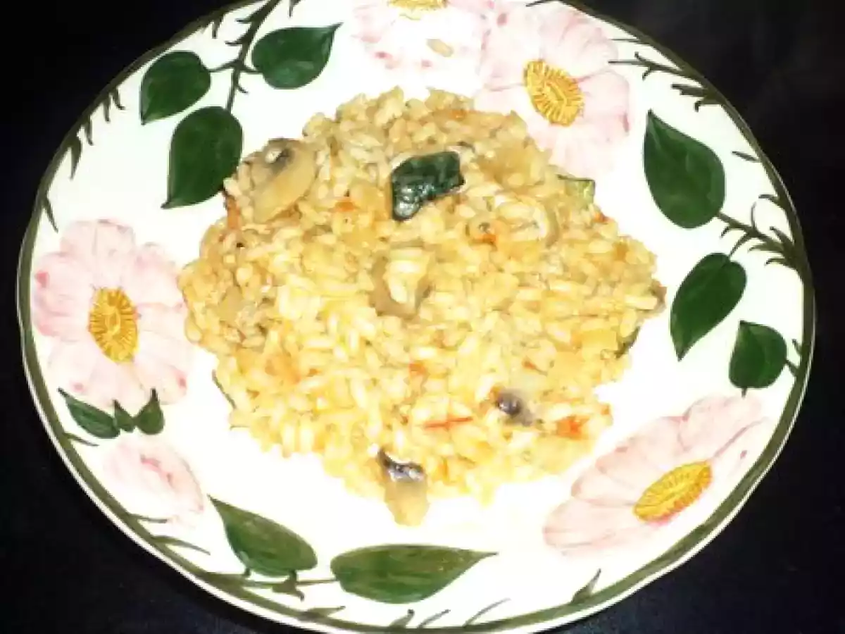 Risotto champignons / tomates