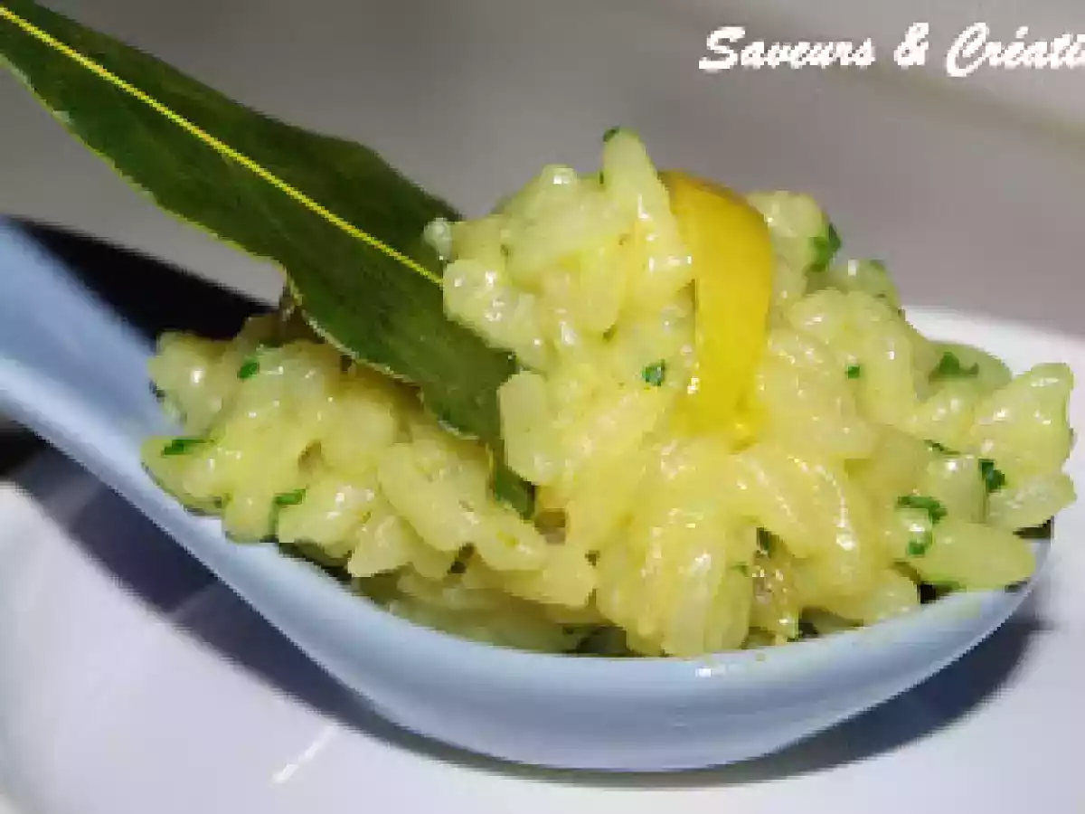 Risotto citron-basilic