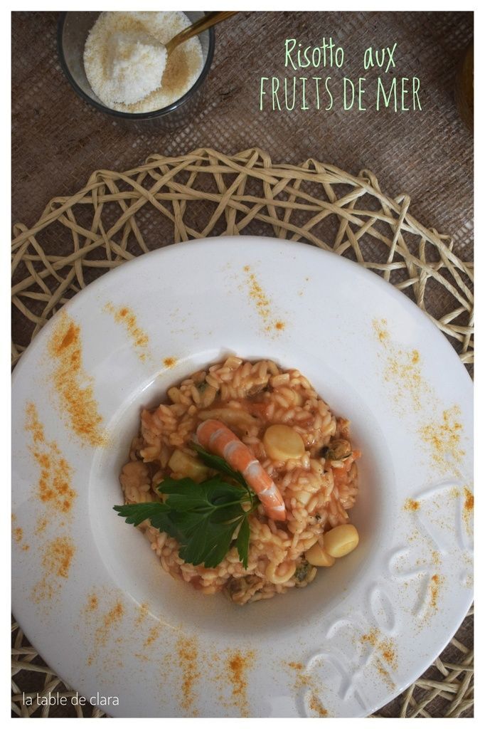 Risotto crémeux aux fruits de mer Recette Ptitchef