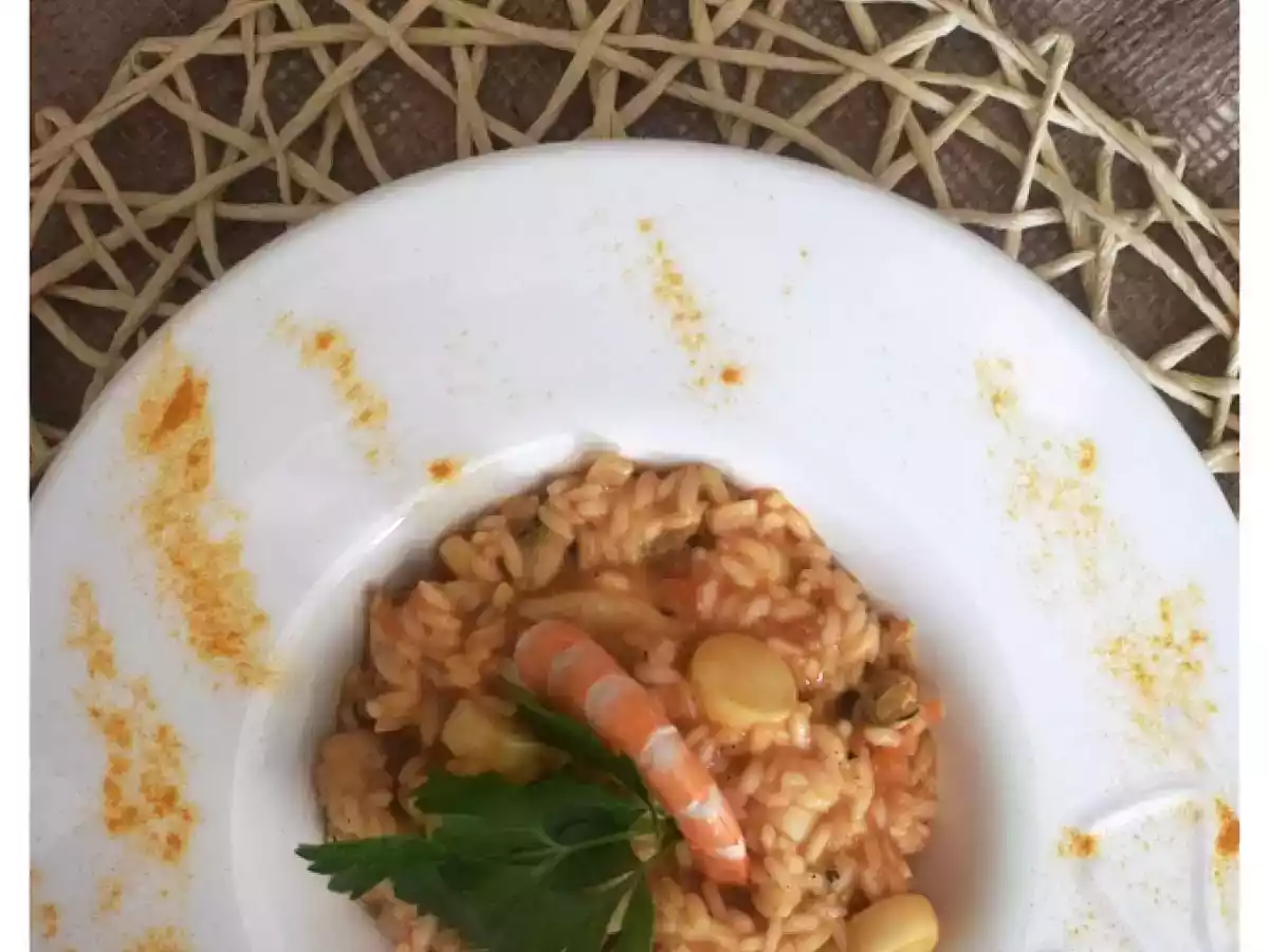 Risotto crémeux aux fruits de mer