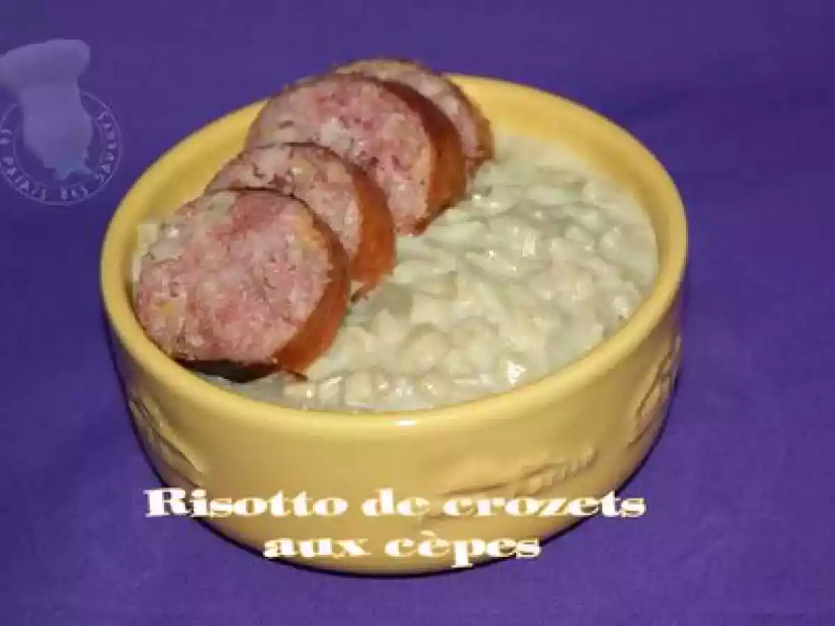 Risotto de crozets aux cèpes - photo 3