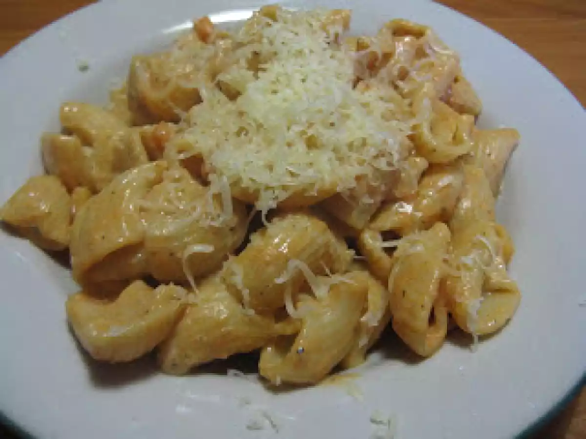 Risotto de pâtes aux fromage ail et fines herbes