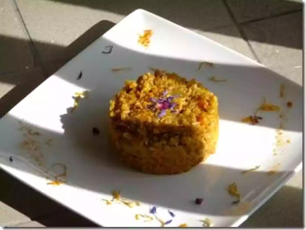 Risotto de potimarron lardons noisettes