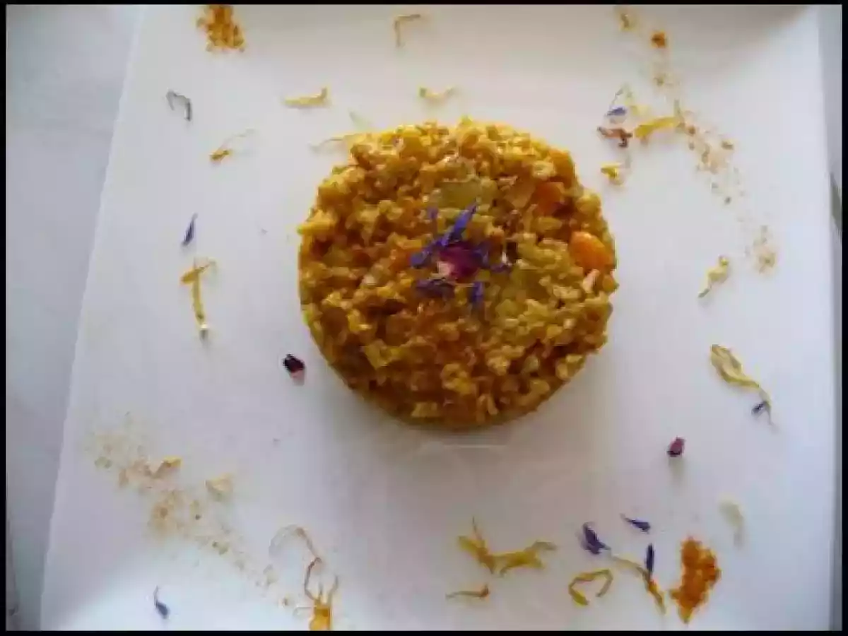 Risotto de potimarron lardons noisettes - photo 2